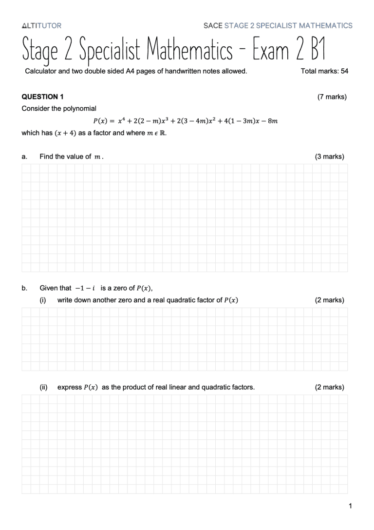 Simulated Exams
